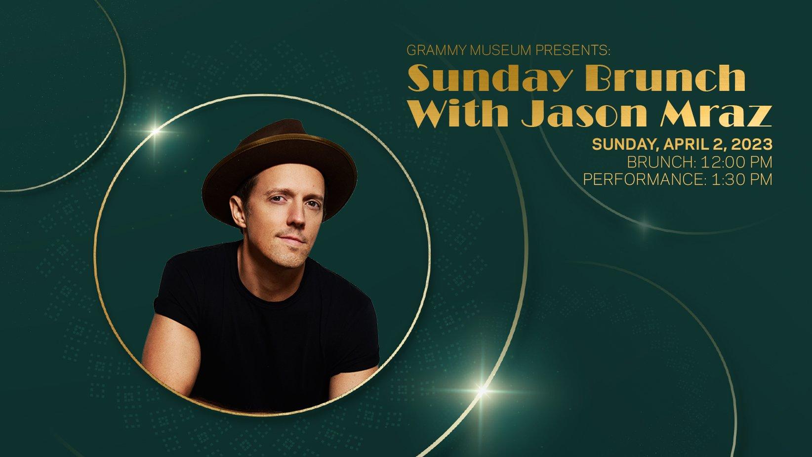 Jason Mraz Launches New GRAMMY Museum 'Sunday Brunch With…' Fundraising